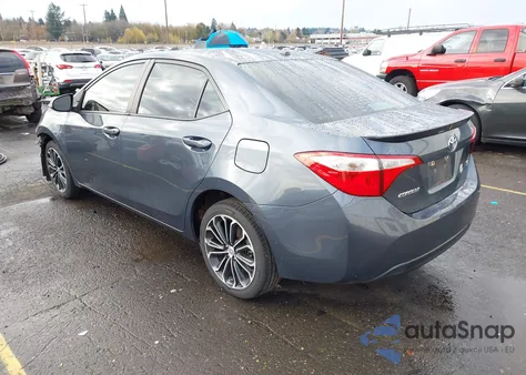 2015 Toyota Corolla S Plus from USA, damaged, VIN 5YFBURHE3FP185547